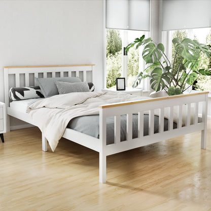 Pony Double Bed Frame - White