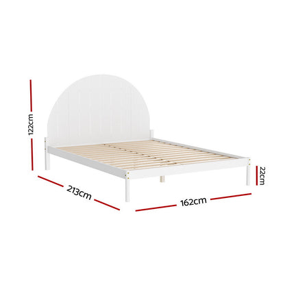 Daly Queen Bed Frame - White