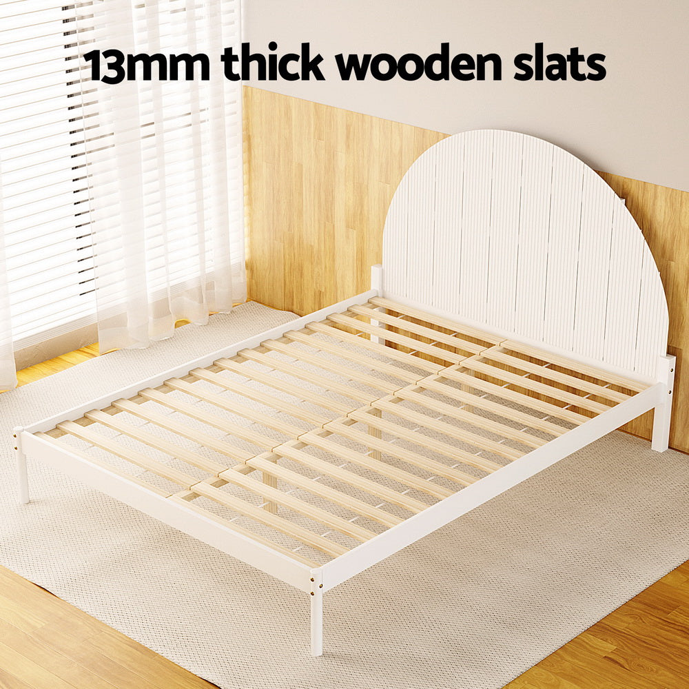 Daly Queen Bed Frame - White