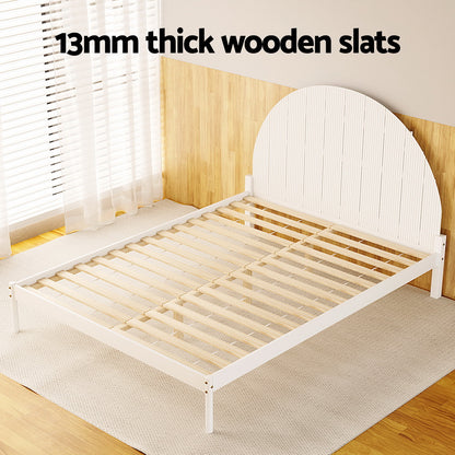Daly Queen Bed Frame - White