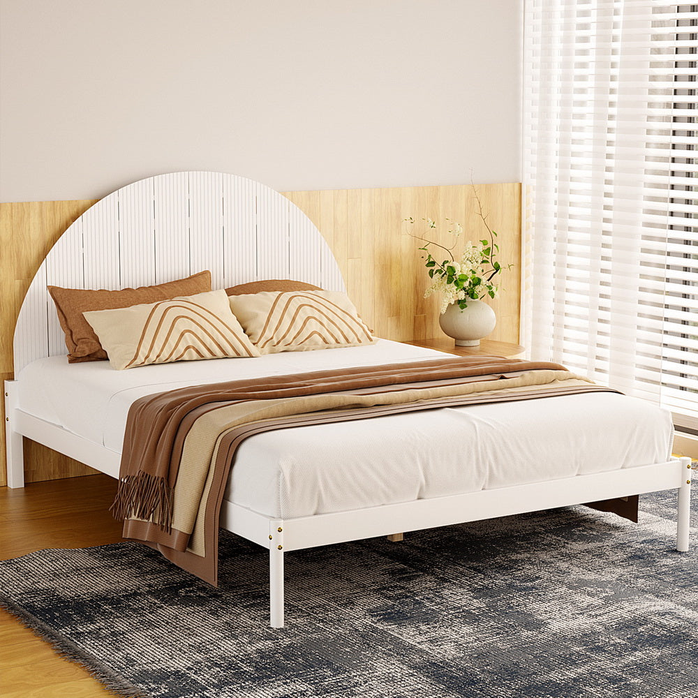 Daly Queen Bed Frame - White