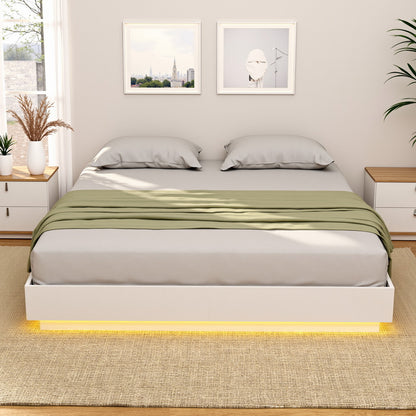 Dayglow Queen LED Bed Frame - Pine