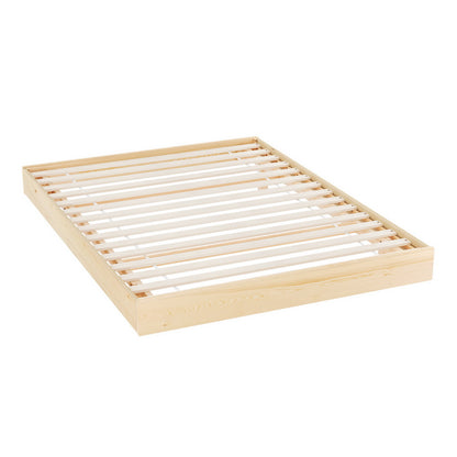 Odin Double LED Bed Frame - Timber