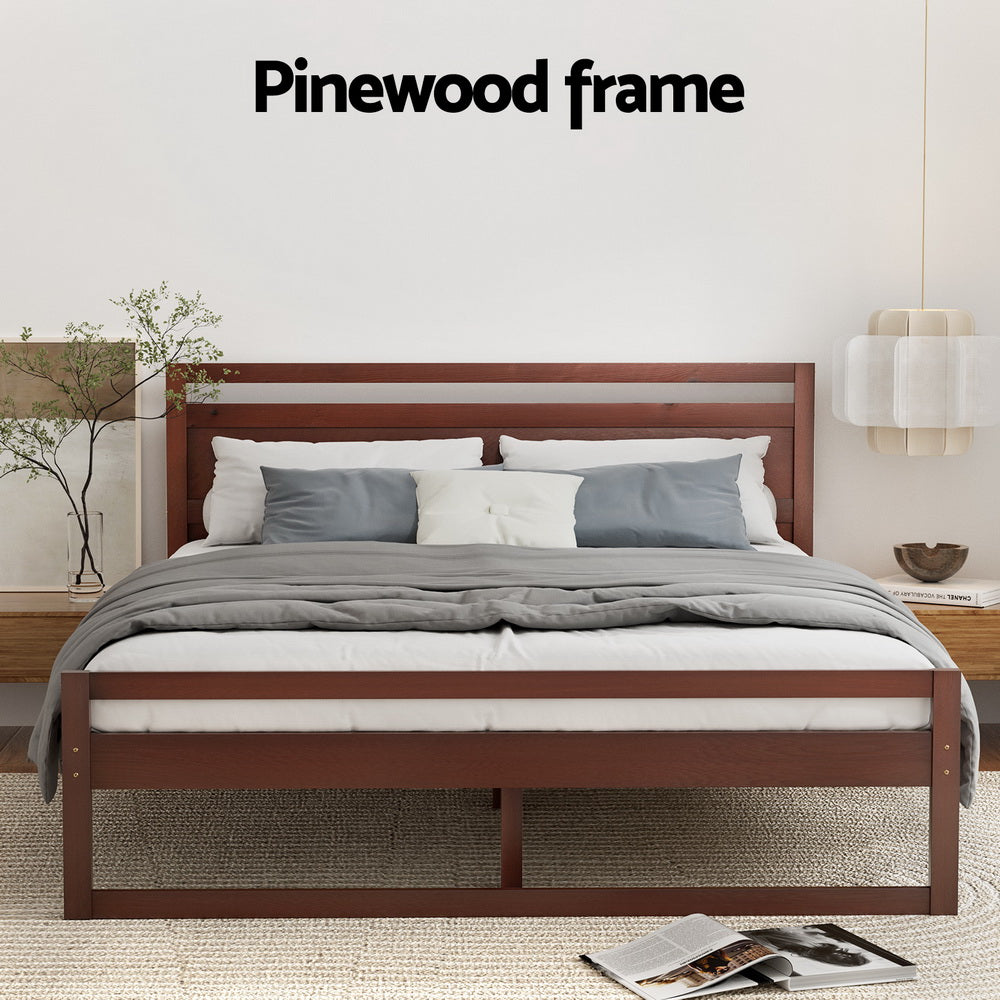 Witton Double Bed Frame - Walnut