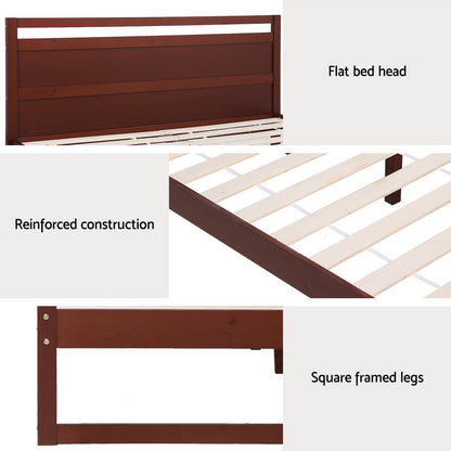 Witton King Single Bed Frame - Walnut