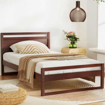 Witton King Single Bed Frame - Walnut