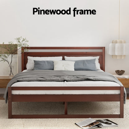 Witton Queen Bed Frame - Walnut