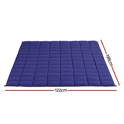 Calming Weighted Blanket 6.8kg - Blue