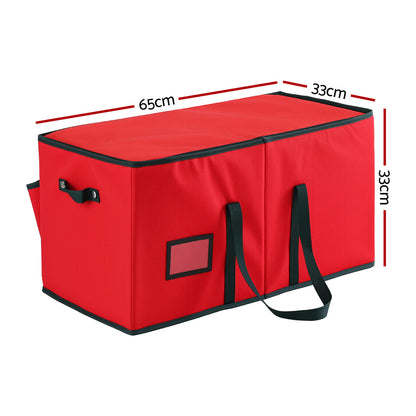 Christmas Baubles Storage Box 128 Slots Decor Ornaments Container