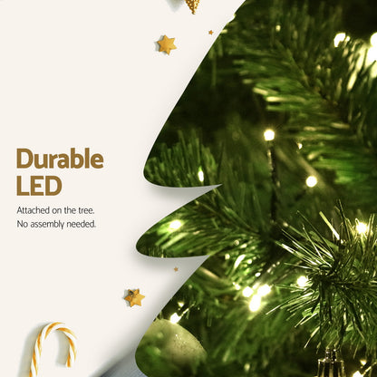 Christmas Tree 1.8m LED Xmas Tree Decorations 874 Tips