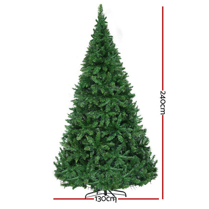 Christmas Tree 2.4m Xmas Tree Decorations 1488 LEDs