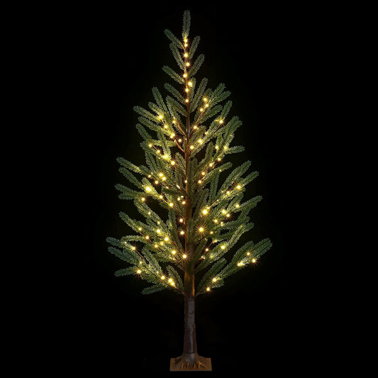 1.8M Pre-lit LED Christmas Tree Xmas Tree 8 Modes Party Decoration