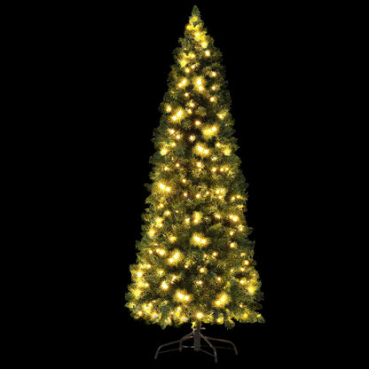 1.8M Pre-lit Christmas Tree 8 Mode Multi Colour 200 LED Light Xmas