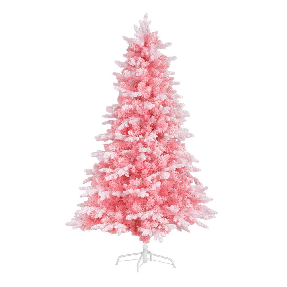 Christmas Tree 1.8m Pink Xmas Tree Snowy Party Decor 810 Tips