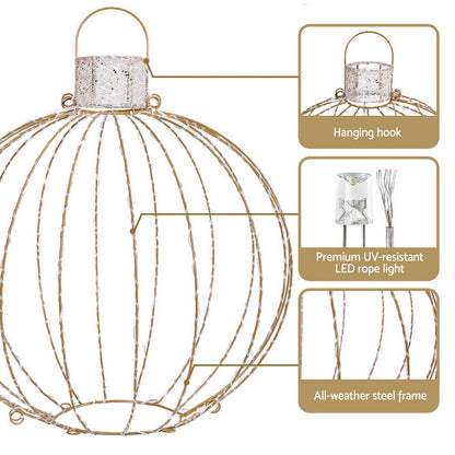 Christmas Lights 320 LED Fairy Light 3pcs Ball Decorations Set