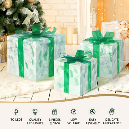 3 PCS Christmas Lights 70 LED Fairy Light Gift Box