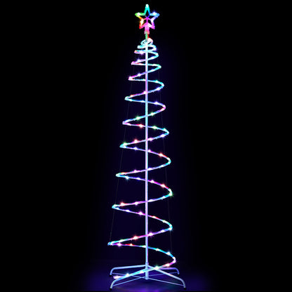 Christmas Tree 1.8m 100 RGB LED Rope Lights Xmas Trees Decoration