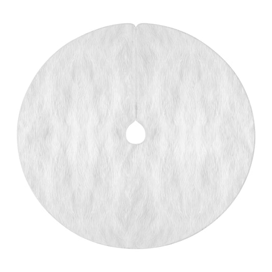 Christmas Tree Skirt 120cm Plush Xmas Fluffy Ornaments Decor White
