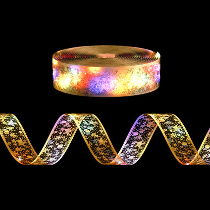 20M Christmas Lights Fairy Ribbon Light 200 LED Xmas Decor Golden