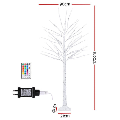 1.7M Christmas Tree 120 RGB LED Lights